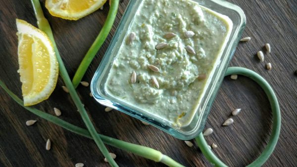garlic scape dip