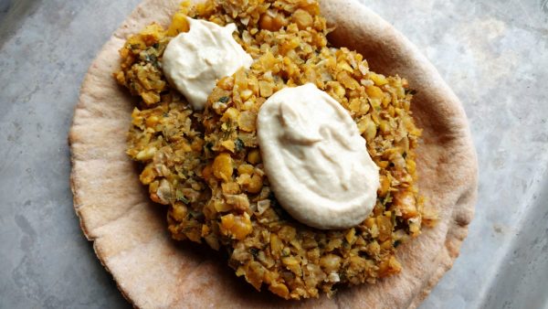 baked falafel falafel, chickpeas, baked