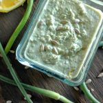 Lemon Garlic Scape Dip Lemon Garlic Scape Dip