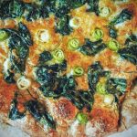 Spring Garlic & Spinach Pizza Spring Garlic & Spinach Pizza